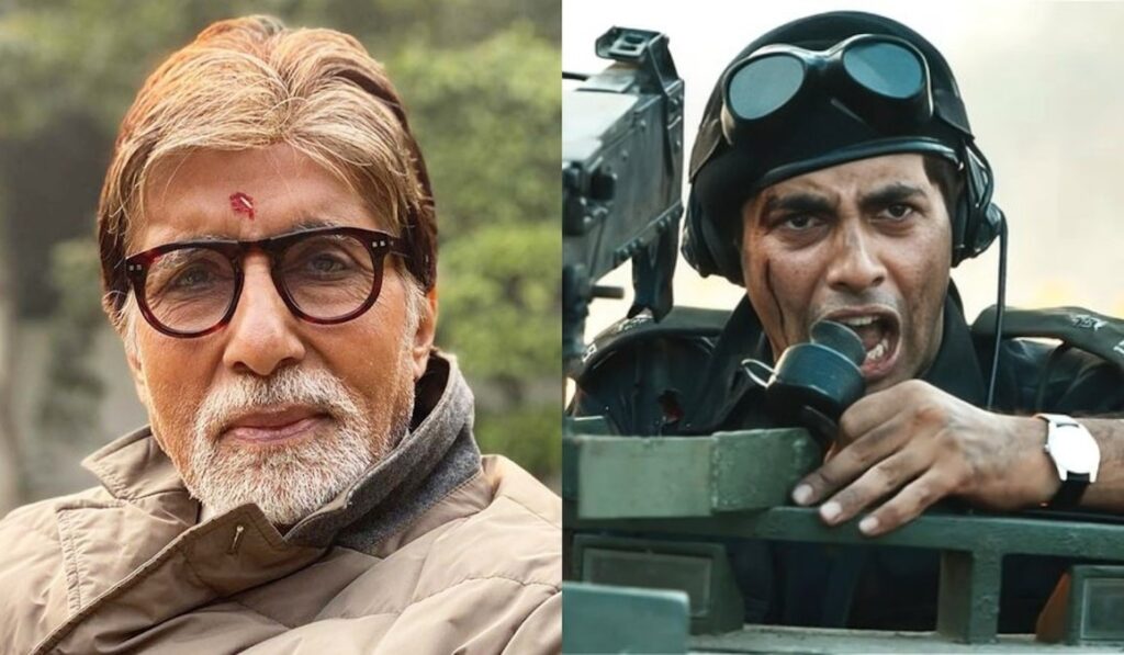 India's elderly man with glasses and traditional attire, and a young man in military gear, both repr.