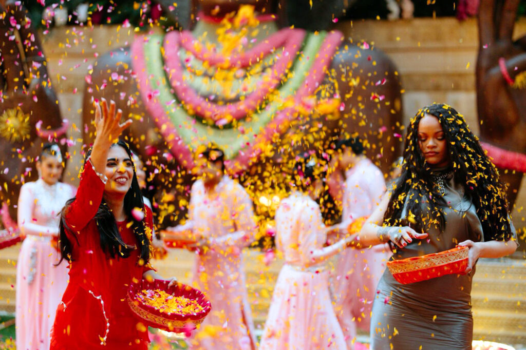 Rihanna Visits Ambani Home