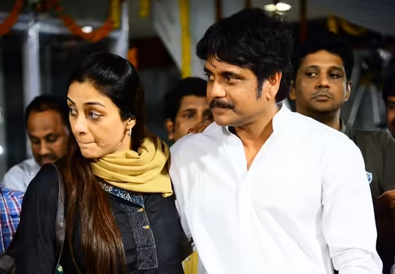 Tabu and Nagarjun on Social Media