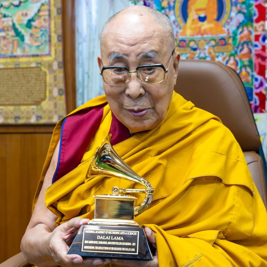Dalai Lama Accepts Grammy