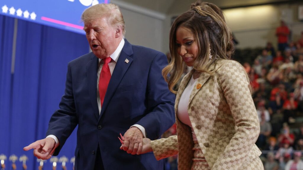 Nicki Minaj Joins Donald Trump At Michigan Rally