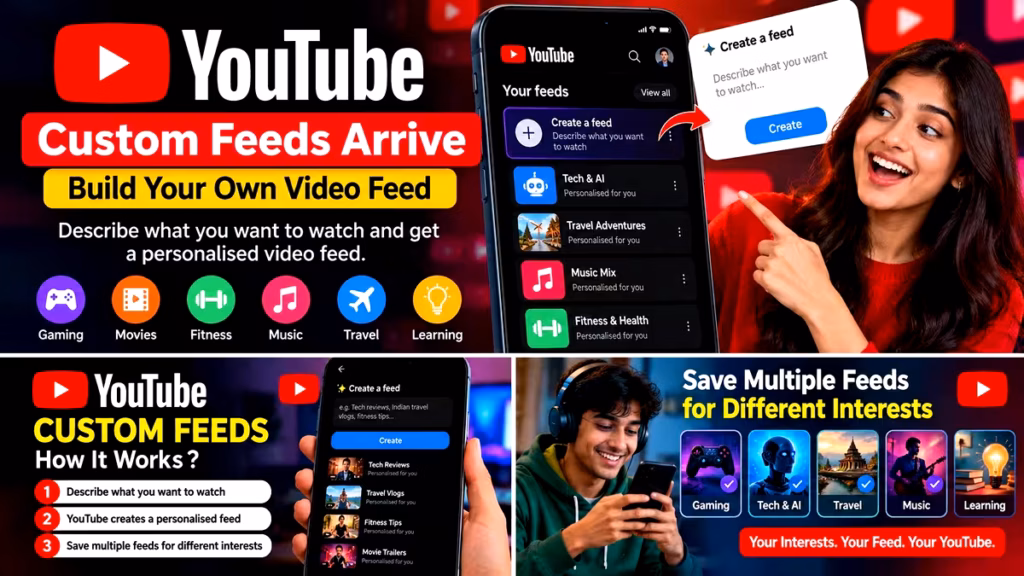 youtube custom feeds personalized